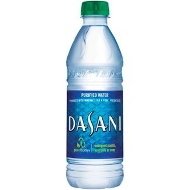 Dasani 16.9 oz bottled water.