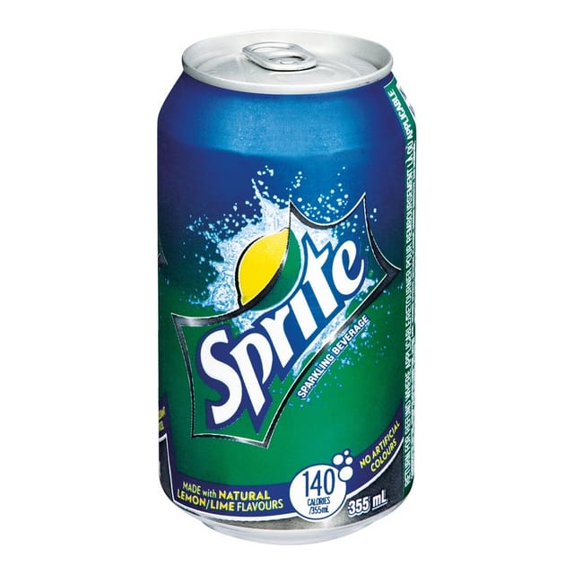 Sprite 12 oz can.