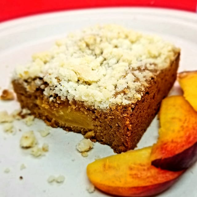 Peach Cobbler Blondie.